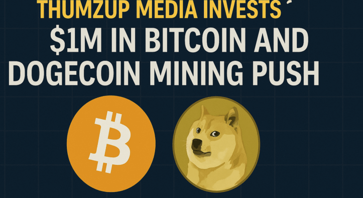 Thumzup Media Menginvestasikan $1 Juta Untuk Penambangan Bitcoin Dan Dogecoin