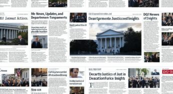 DOJ News, Updates, and Legal Actions: Department of Justice Insights
