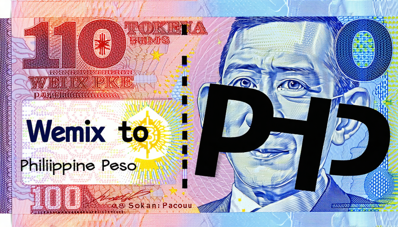 Wemix to PHP: Convert Wemix Token to Philippine Peso Instantly